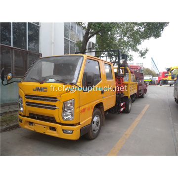 Camion plate-forme élévatrice double cabine JMC